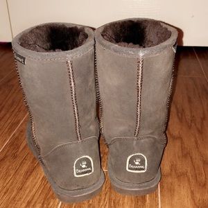 Brown Bearpaw boots!